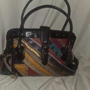Sharif  Multicolor Patchwork Handbag